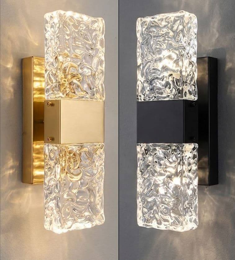 Ice Glass LED Wall Bracket