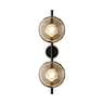 Ceto Smokey Glass Wall Light