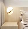 Modern Bisected Globe Pendant Light