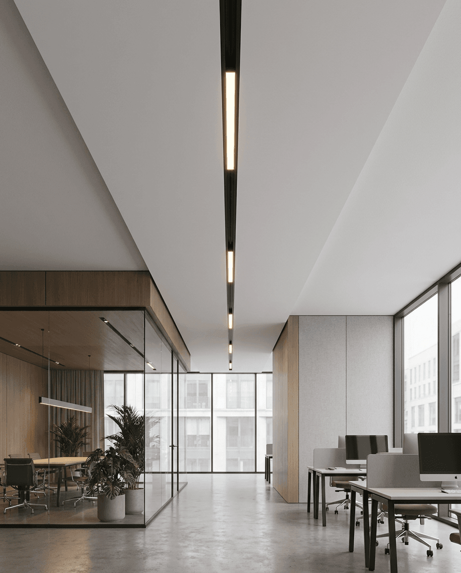 Magnetic Track Light Rail - PL-1M BK