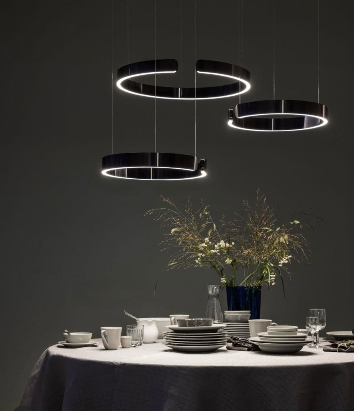 3-in-1 Modern Hemisphere Chandelier