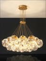 Firefly Glass Bubble Chandelier for Living Room