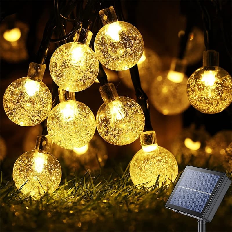 Solar powered string light