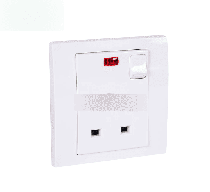 Schneider Electric Vivace KB15N 13A 1g Switched Socket & Neon