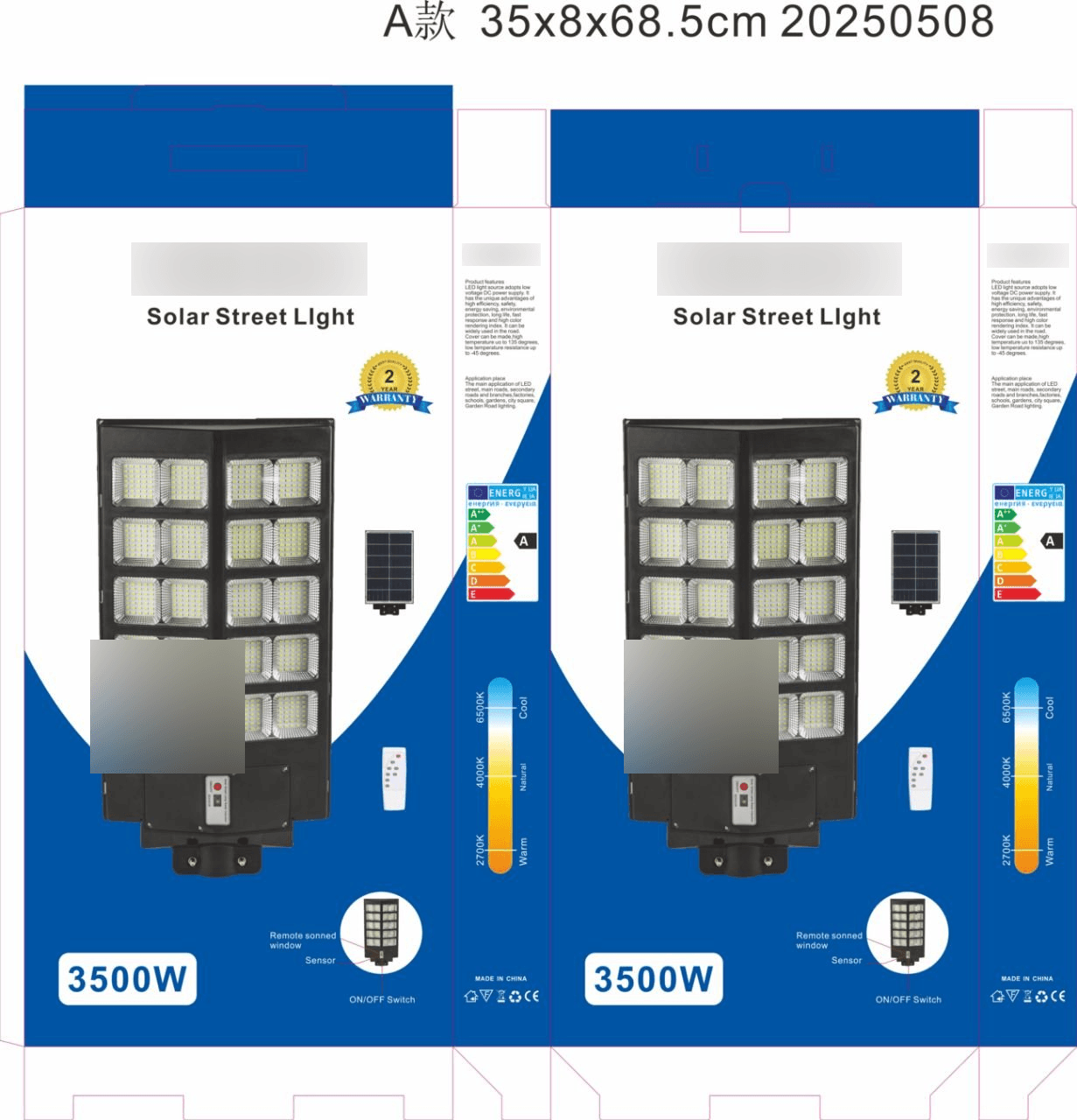 3500W Skylite Solar Light
