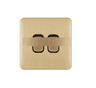 Schneider Electric Lisse Deco Light Switch 2gang 2way