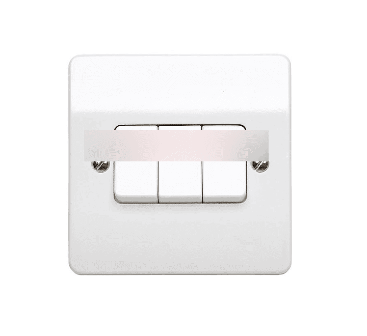 MK Electric K4873WHI Logic Plus White 3G 2 Way Switch 10A