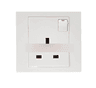 Schneider Electric Vivace KB15 13A 250V 1 gang Switched Socket
