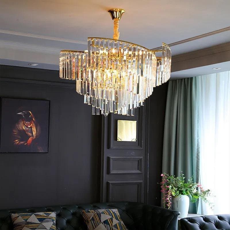 Crystal Modern LED Living Room Bedroom Luxury Dining Room