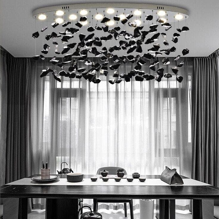 Luxury Stone Crystal Chandelier