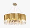Nzdy K9 Crystal Chandelier Modern Gold Chandelier