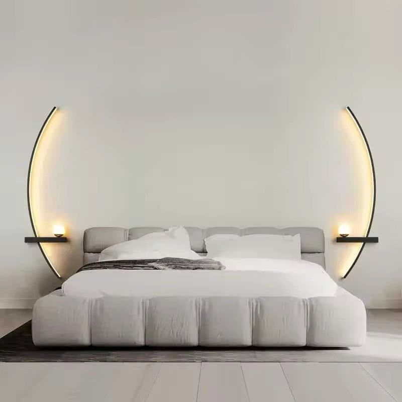Modern Bedroom Parlor LED Wall Lamp Minimalist Stripes
