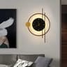Nordic Style Wall Light Made Of Acrylic Iron With Black Gold LED