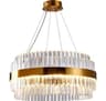 Cebal Odeon Round Crystal Fringe Chandelier