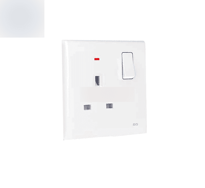 BG Neo Slimline Sockets, Screw less Design-Scratch Resistant